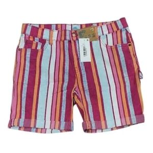 NWT Thereabouts Striped Kids Carpenter Shorts - Multicolor